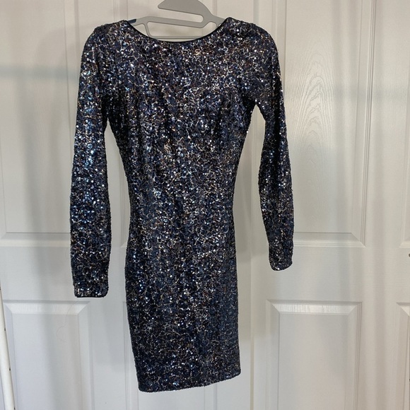 Dress The Population Sequin Dress Womens - Picture 4 of 6